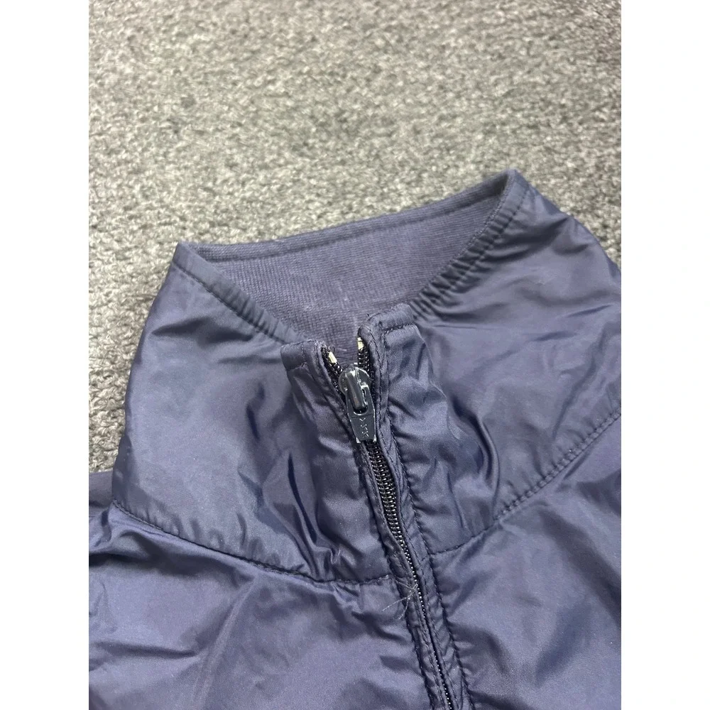 Vintage Izod Lacoste Windbreaker Jacket Navy Blue Mens Large Nylon Full Zip 90's